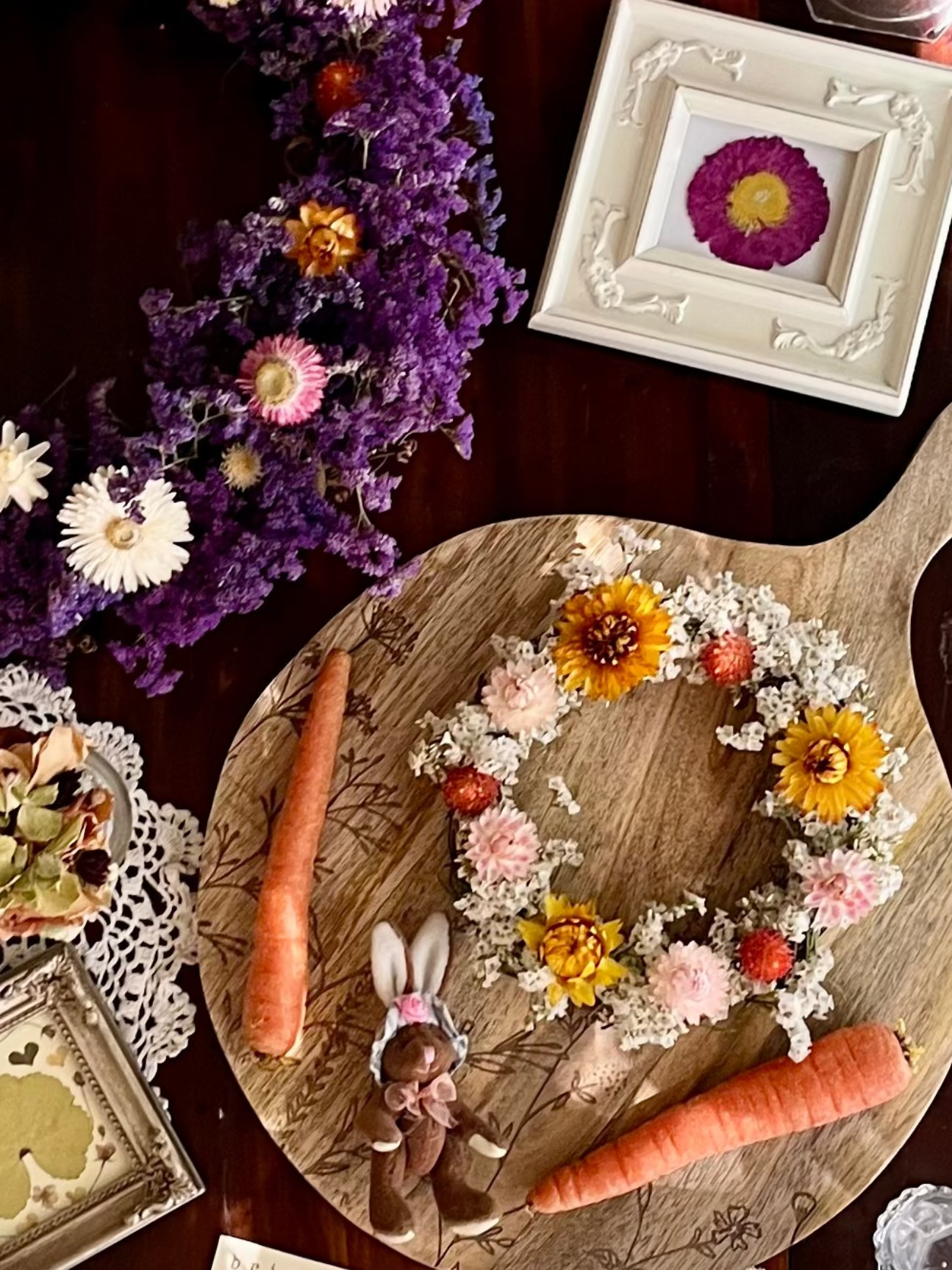 dainty fairy ring wreath