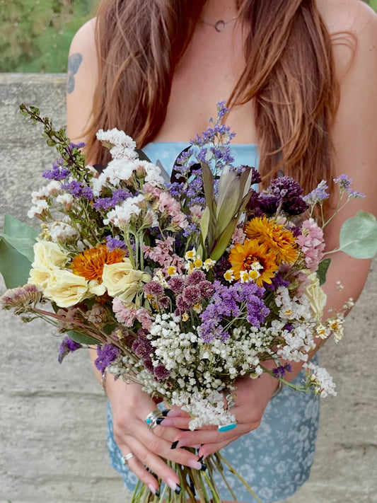 large preserved bouquet