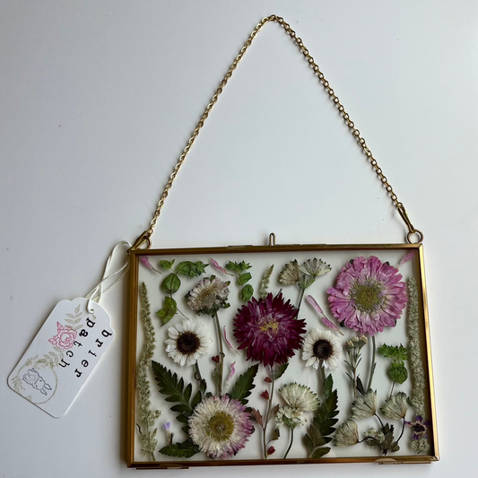 pressed flower frame