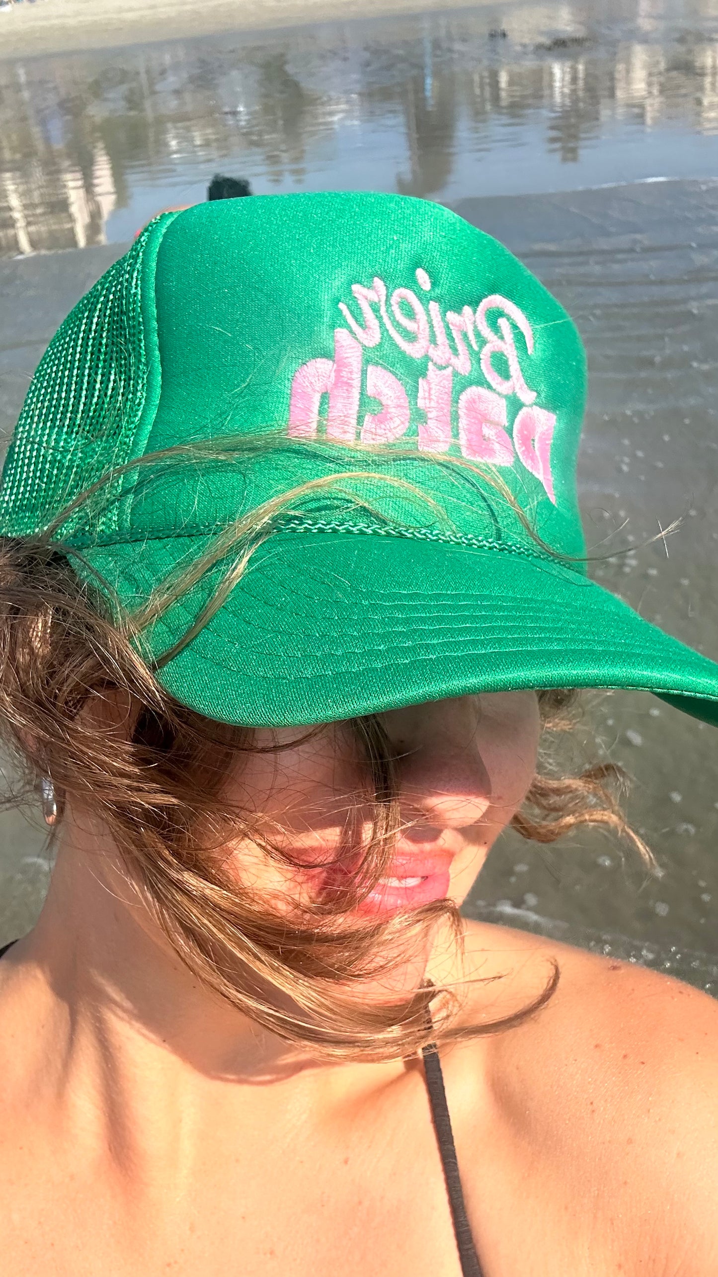 green trucker