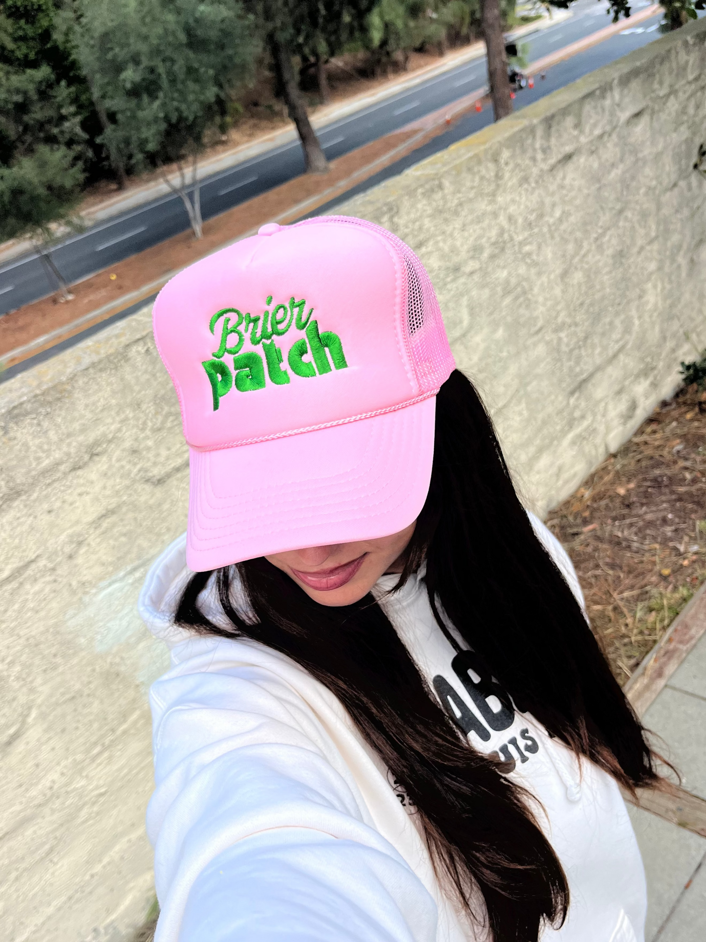pink trucker