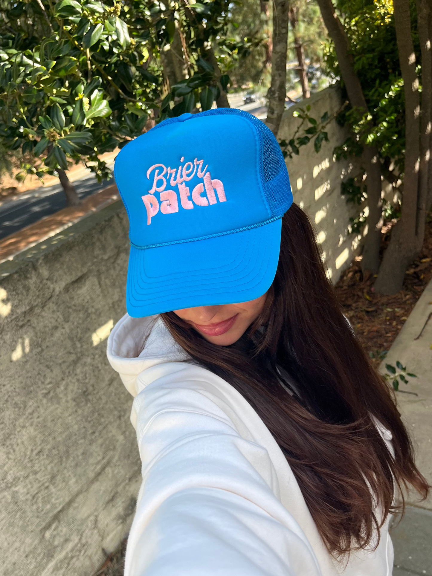 blue trucker