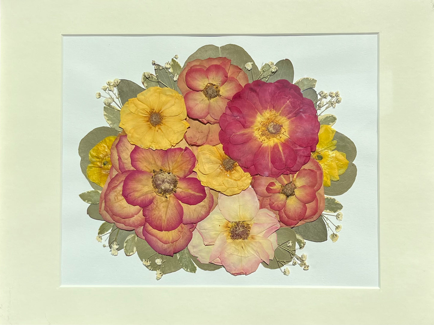 rainbow sherbet floral art