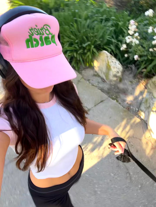 pink trucker