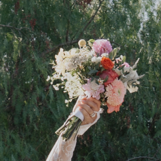 bridal bouquet + photo set