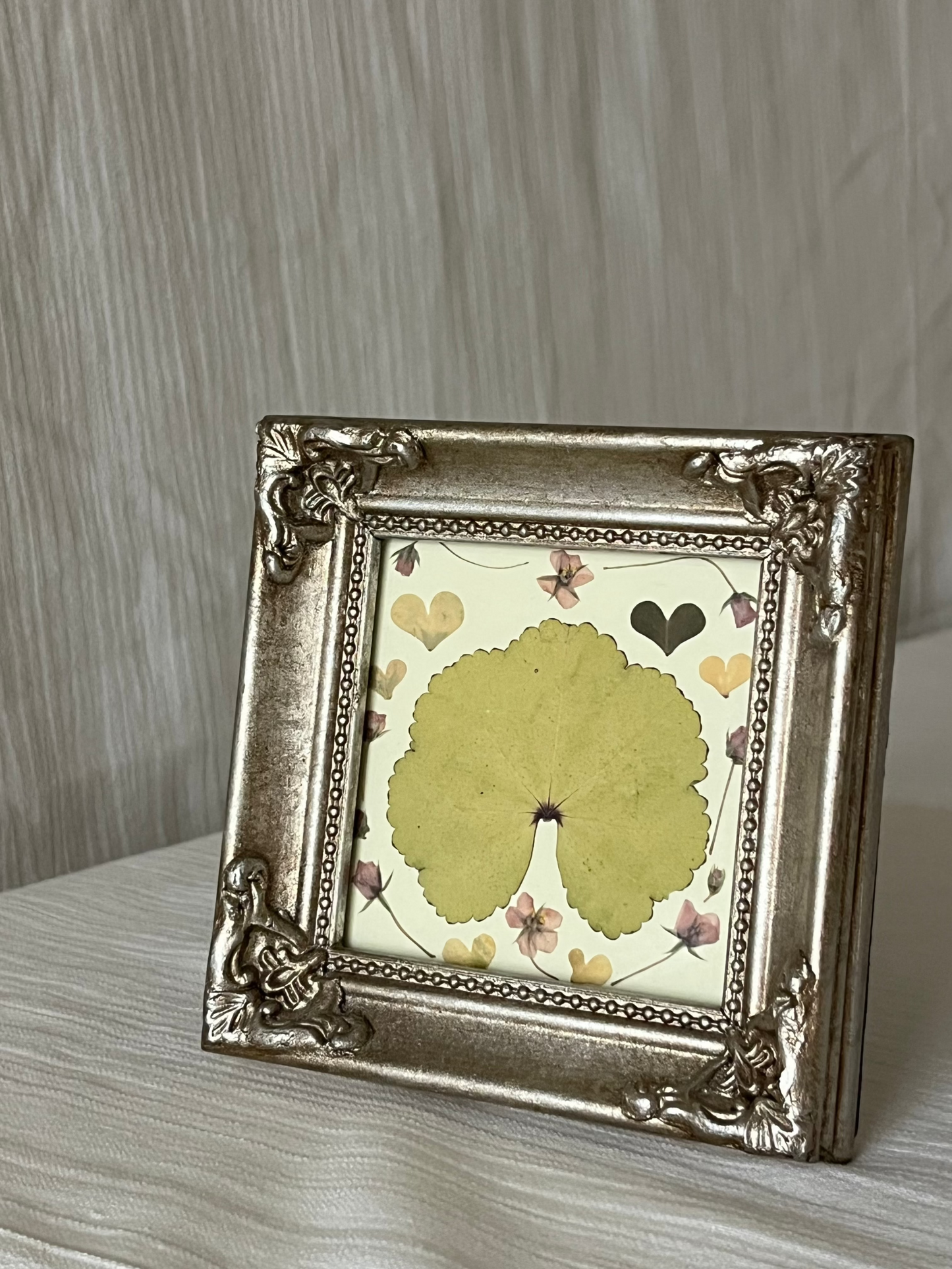 dainty pressed botanical frame
