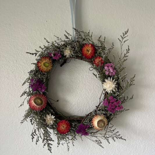 preserved floral wreath