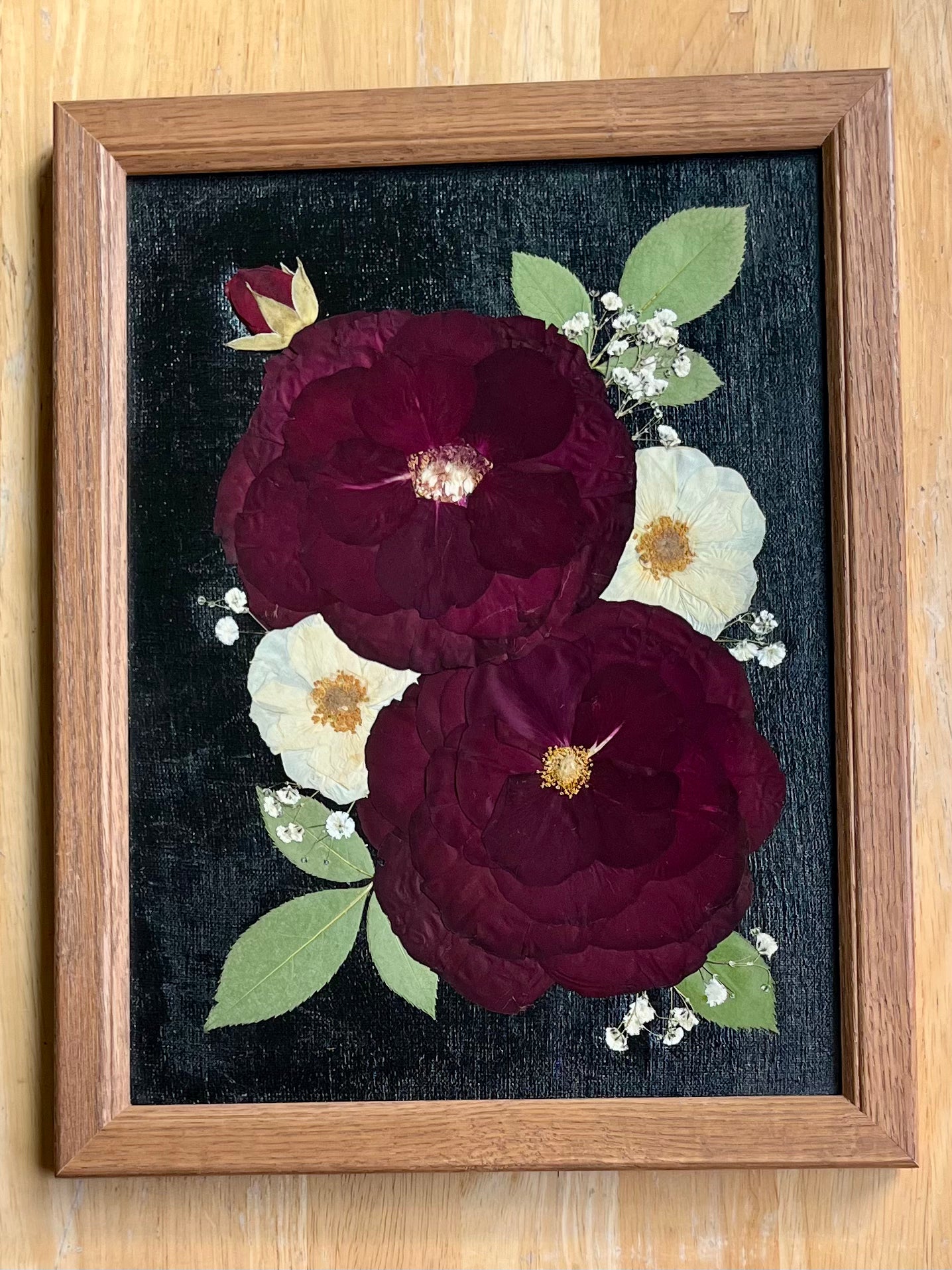 old school rose floral art