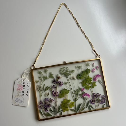 pressed flower frame